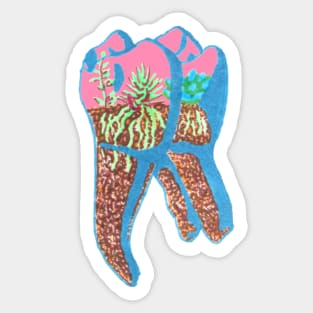 Tooth Terrarium Sticker